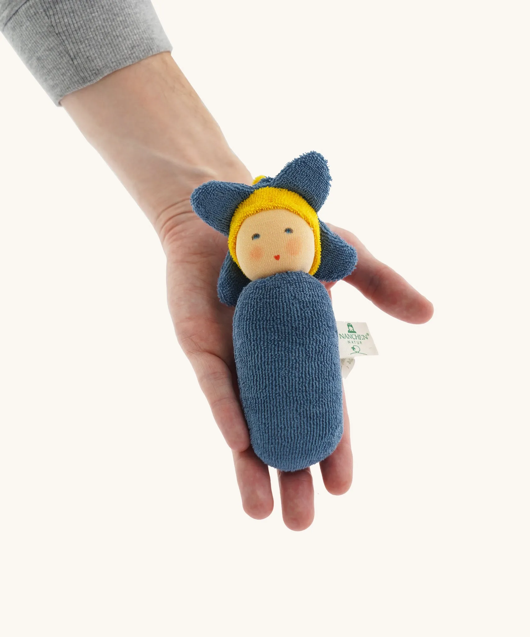 Nanchen Flower Rattle Doll - Forget Me Not