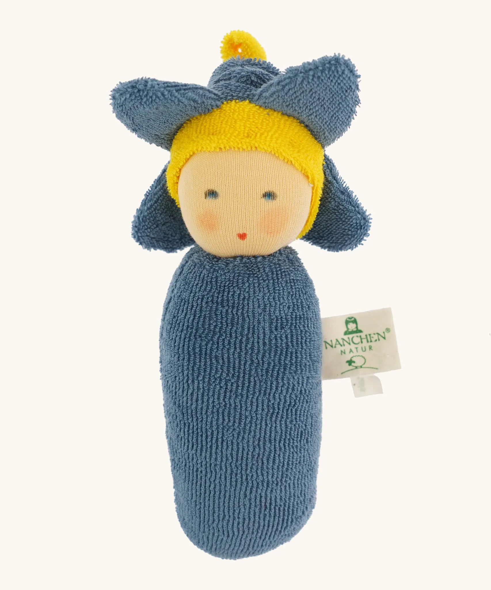 Nanchen Flower Rattle Doll - Forget Me Not