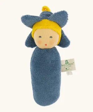 Nanchen Flower Rattle Doll - Forget Me Not