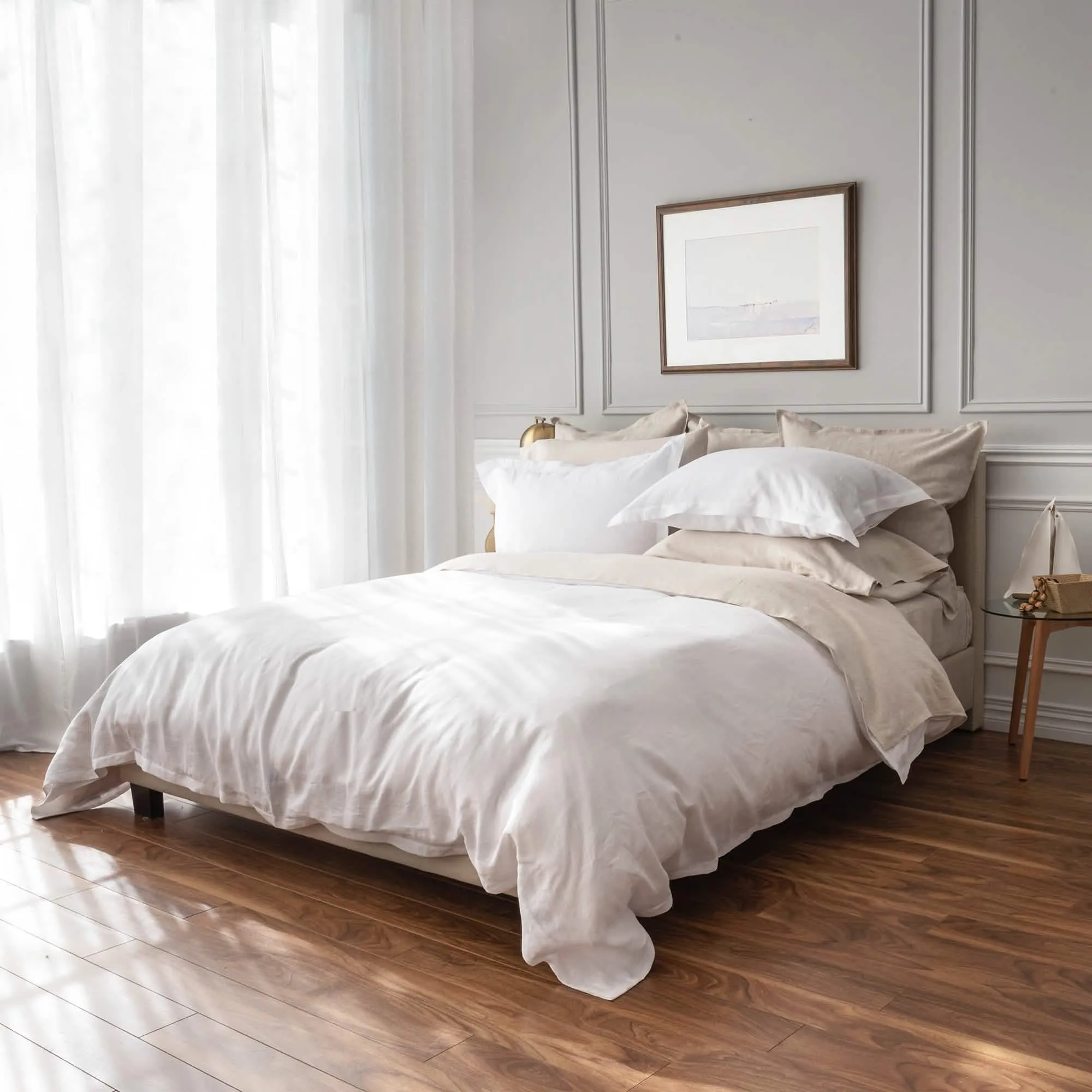Premium Nicola Linen Duvet Covers: Luxurious and Breathable