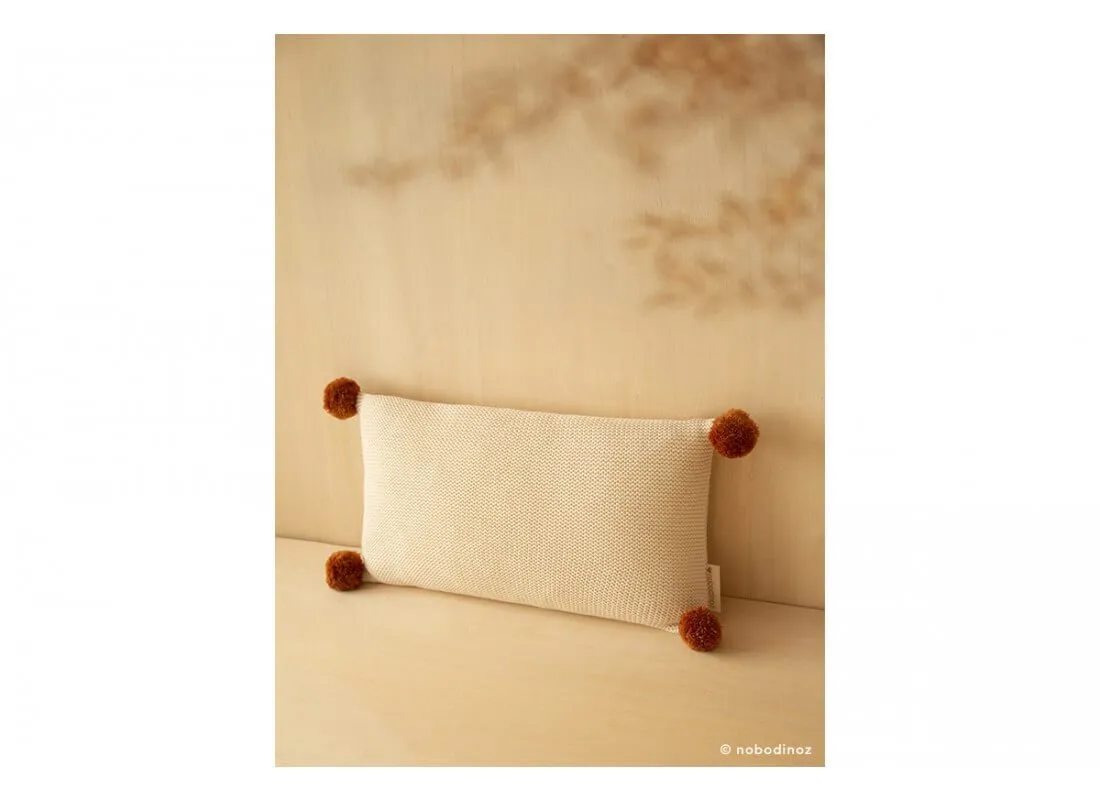 Nobodinoz So Natural Knitted Cushion - Natural