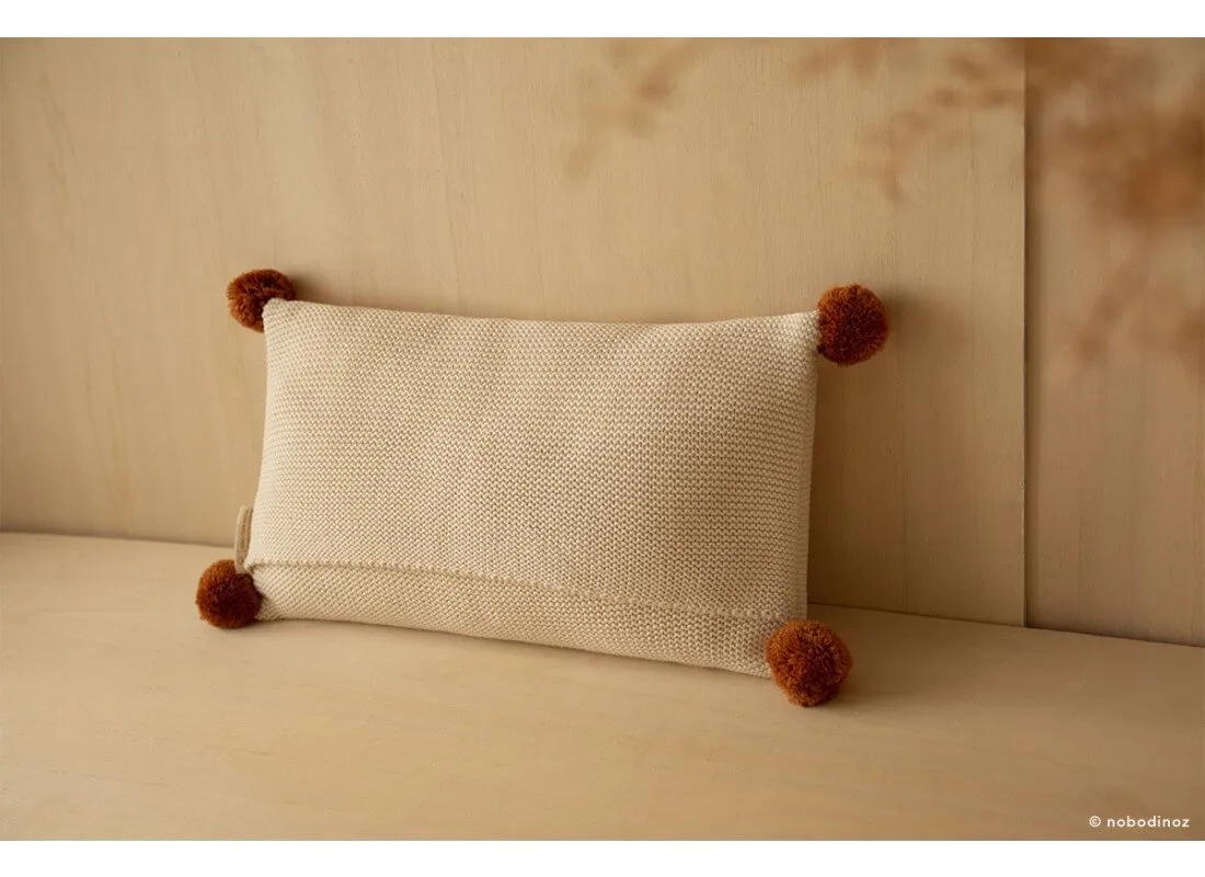 Nobodinoz So Natural Knitted Cushion - Natural