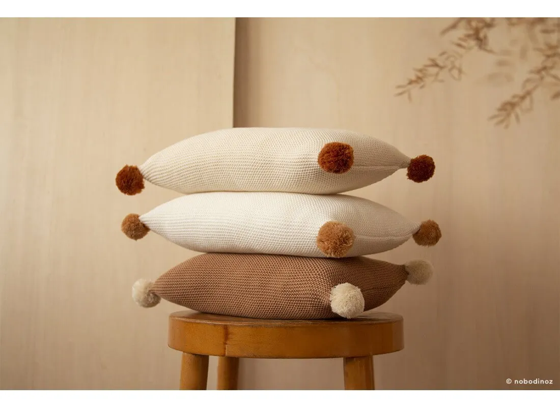 Nobodinoz So Natural Knitted Cushion - Natural