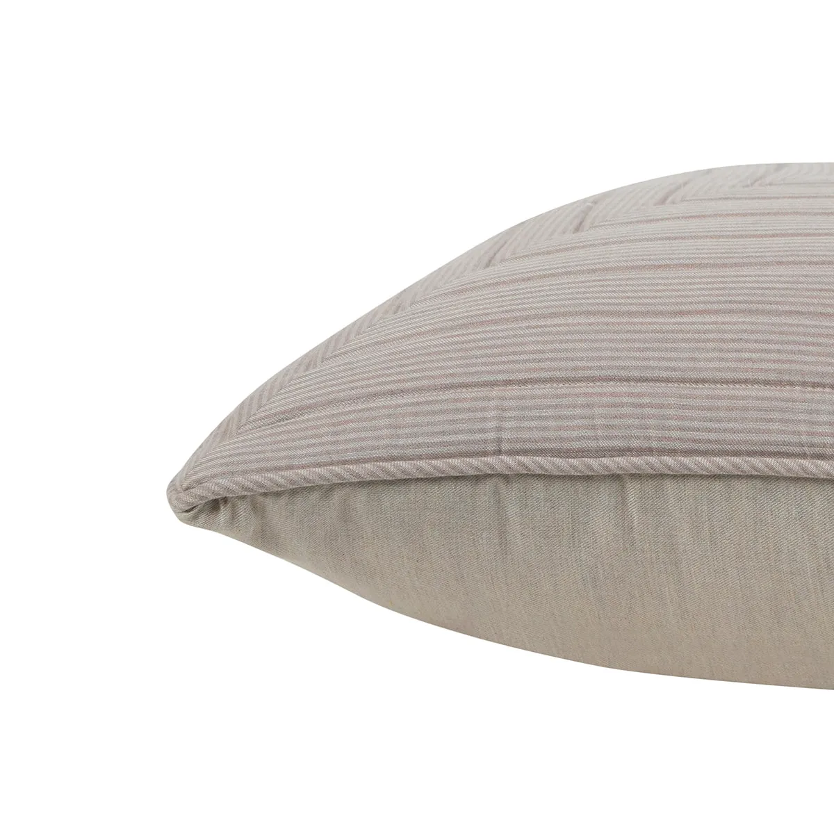 Pin Stripe Made With Egyption Cotton Ultra Soft Beige Cushion Cover