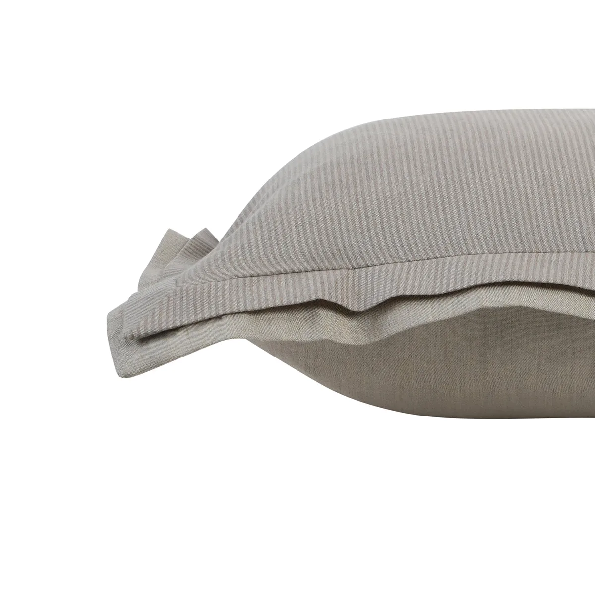 Pin Stripe Made With Egyption Cotton Ultra Soft Beige Cushion Cover
