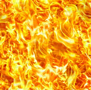 Printed HTV FIRE FLAMES Patterned Heat Transfer Vinyl 12 x 12 inch sheet