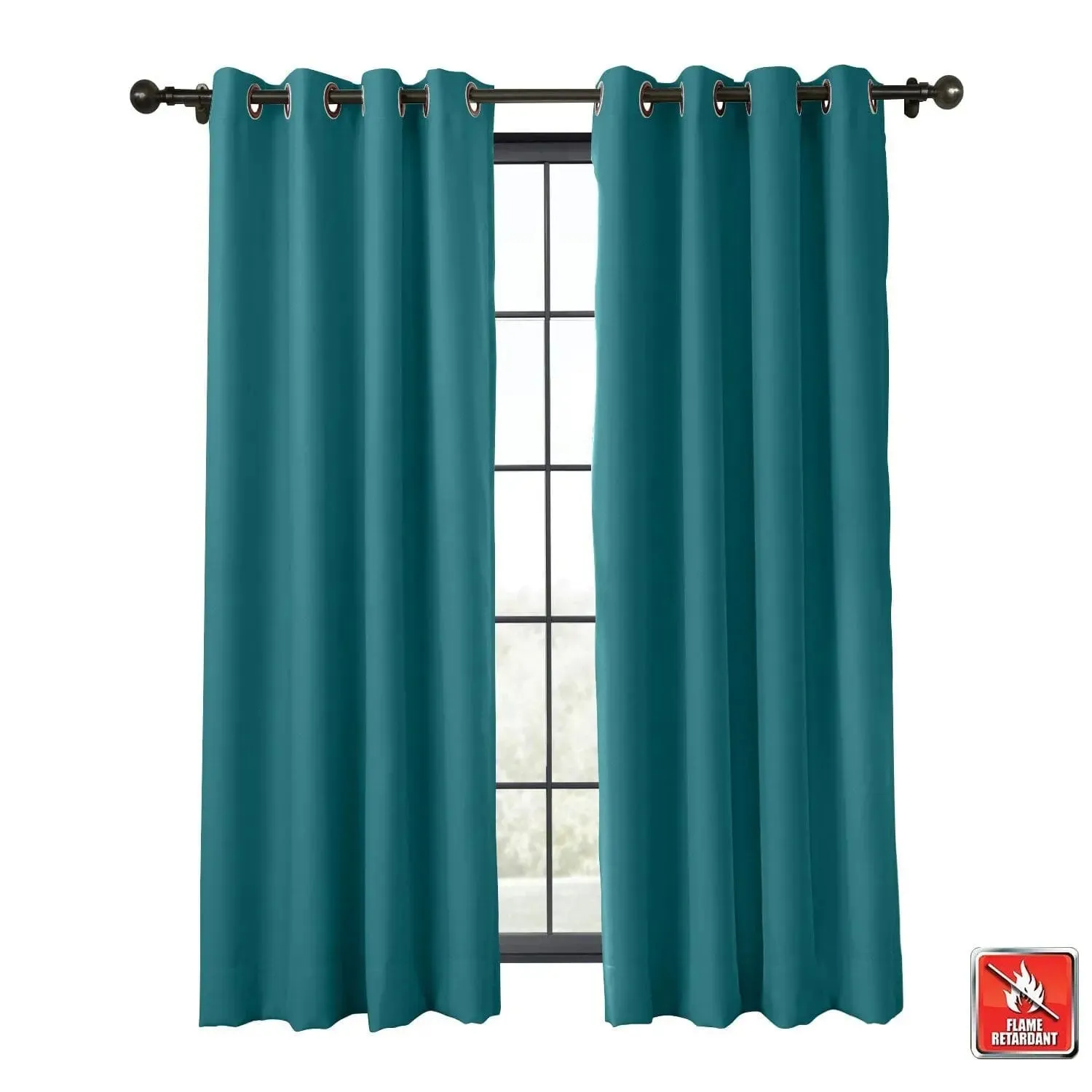 REGAL Fireproof Flame Retardant Curtain Soft Top
