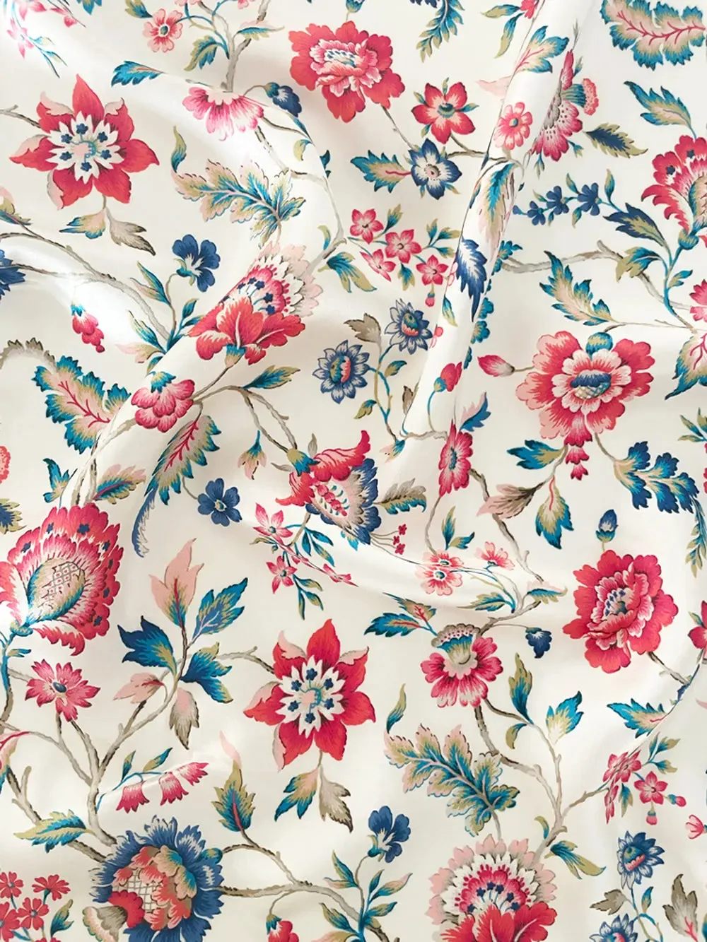 Reversible Ruffle Silk Heirloom Quilt Made With Liberty Fabric EVA BELLE & JANNAH