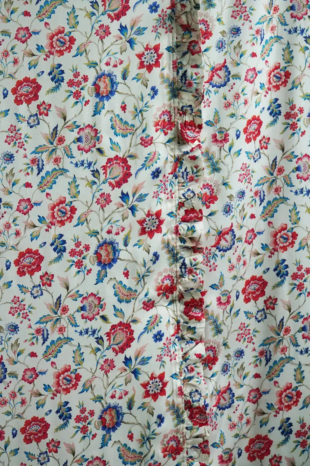 Reversible Ruffle Silk Heirloom Quilt Made With Liberty Fabric EVA BELLE & JANNAH