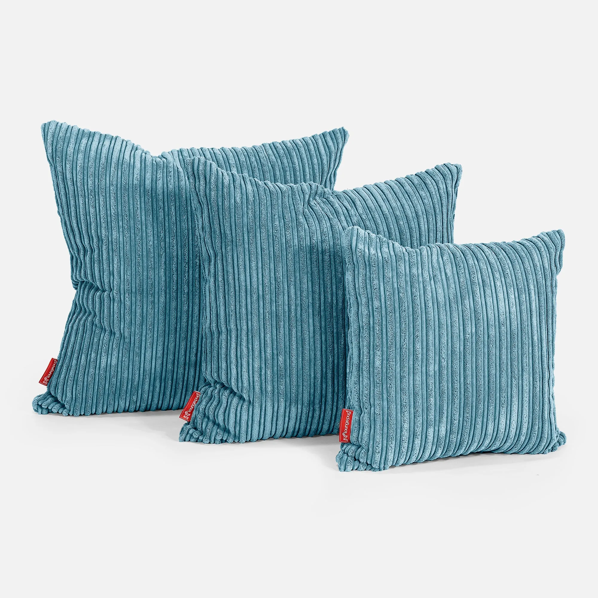 Scatter Cushion Cover 47 x 47cm - Cord Aegean Blue
