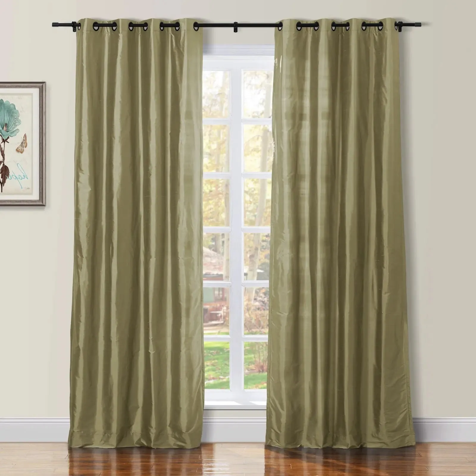 Selman Dupioni Silk Drapery Grommet