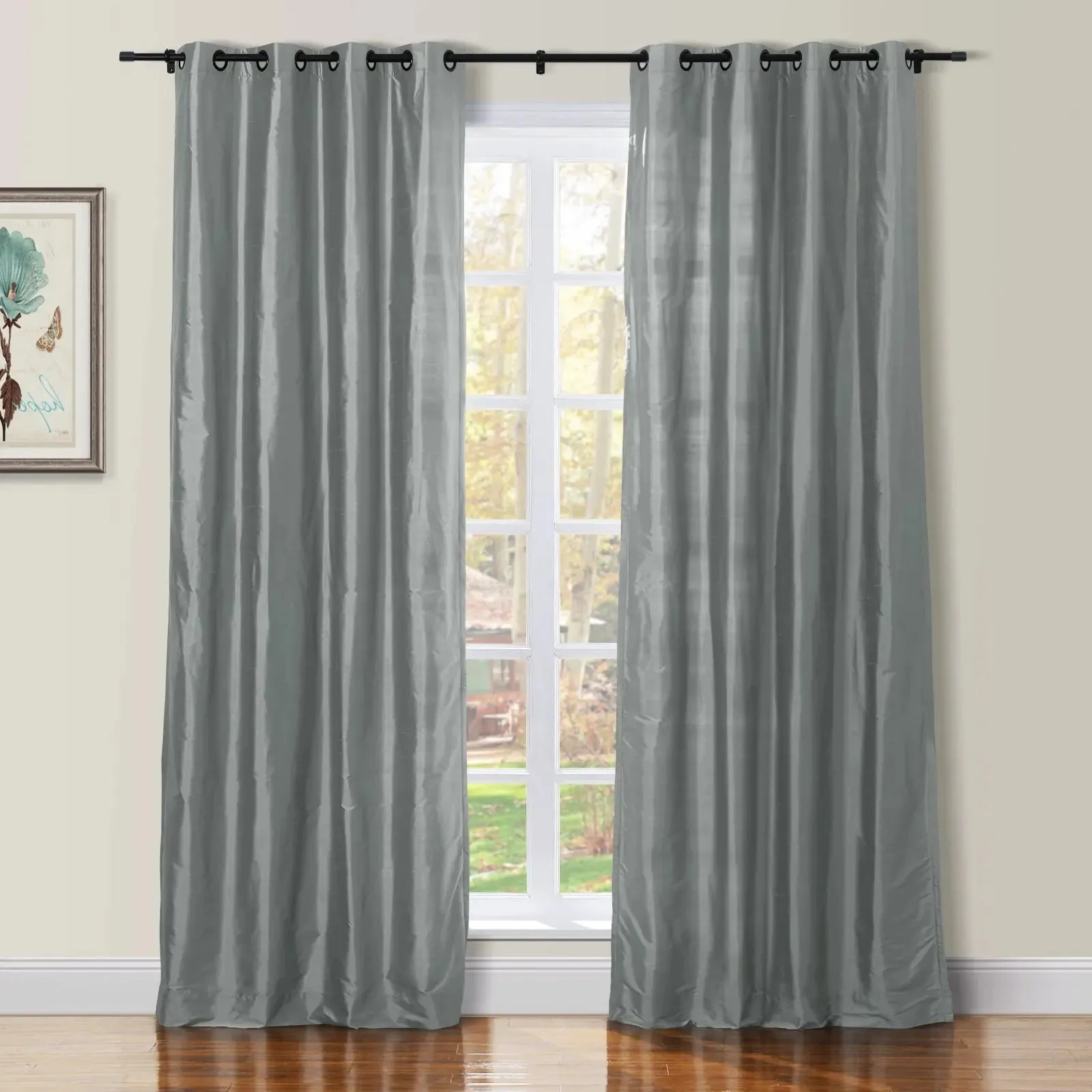 Selman Dupioni Silk Drapery Grommet