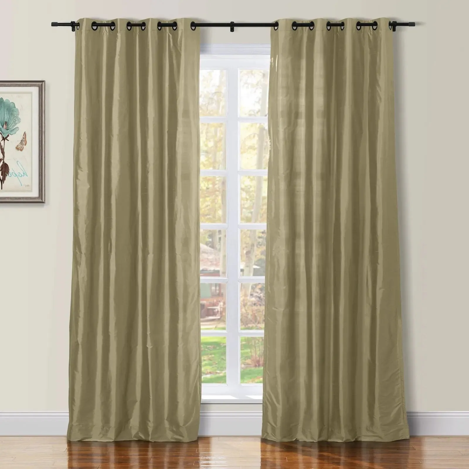 Selman Dupioni Silk Drapery Grommet