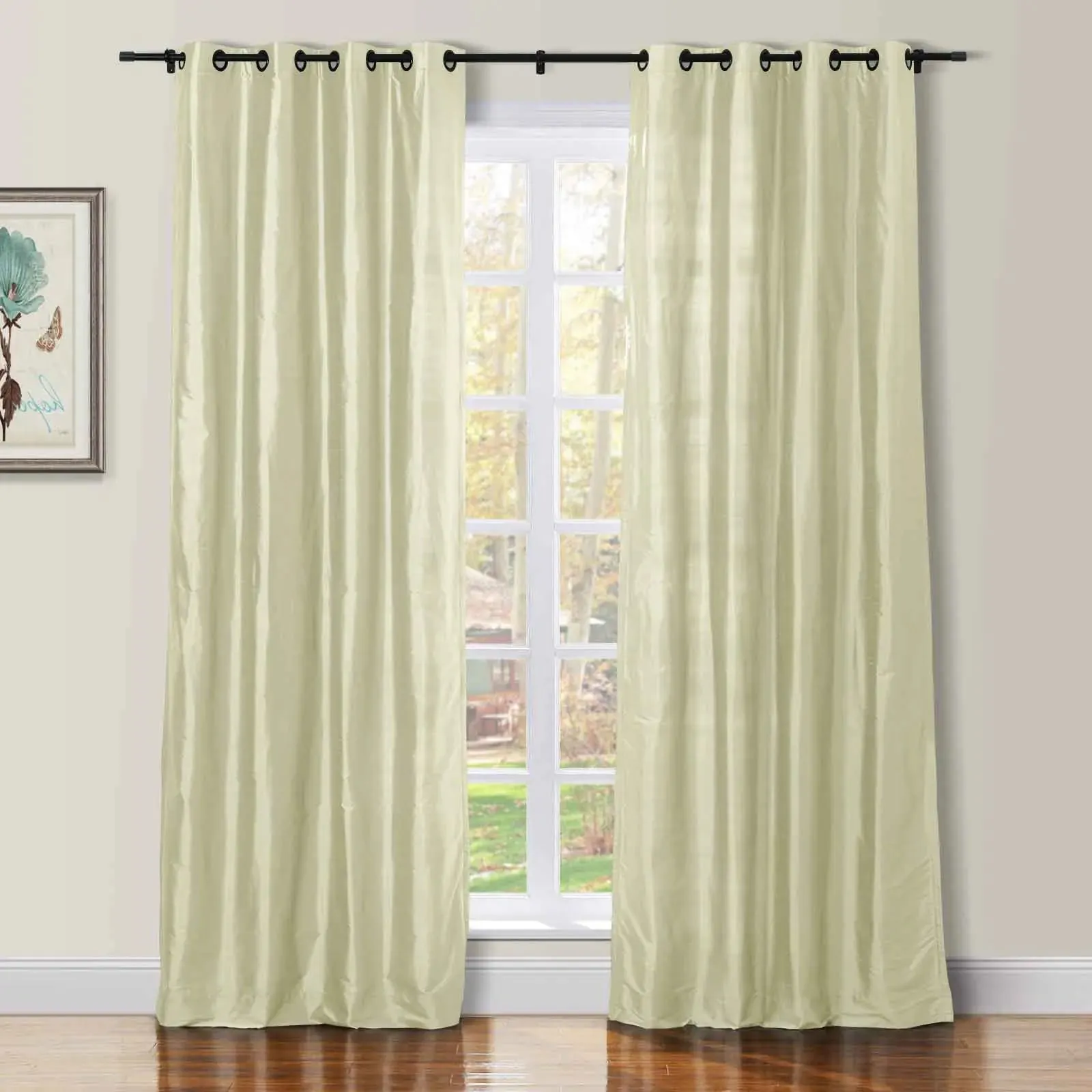 Selman Dupioni Silk Drapery Grommet