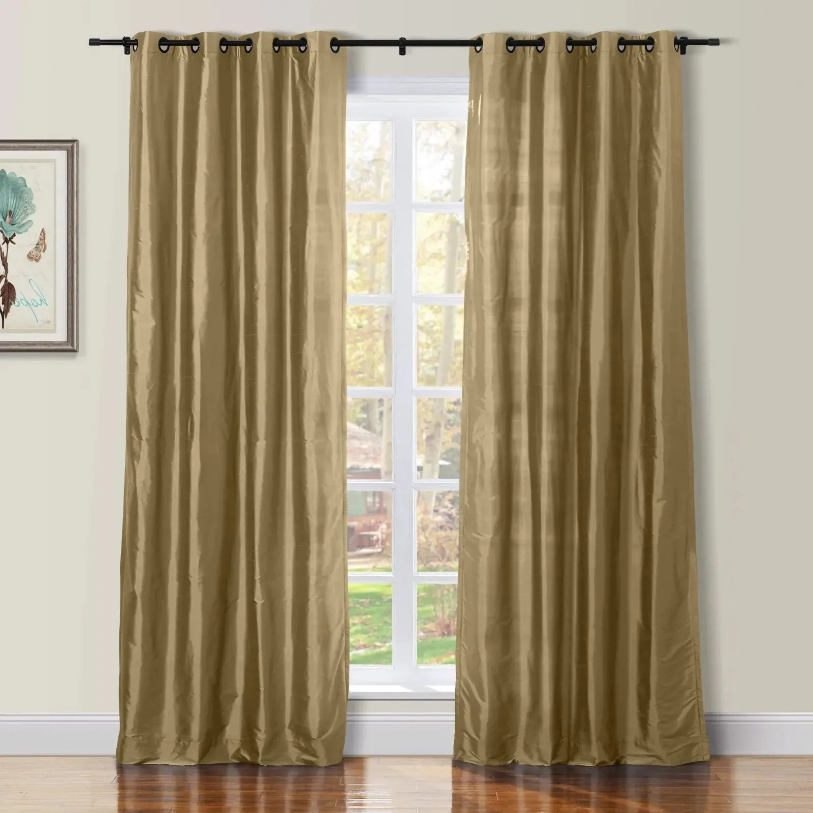 Selman Dupioni Silk Drapery Grommet