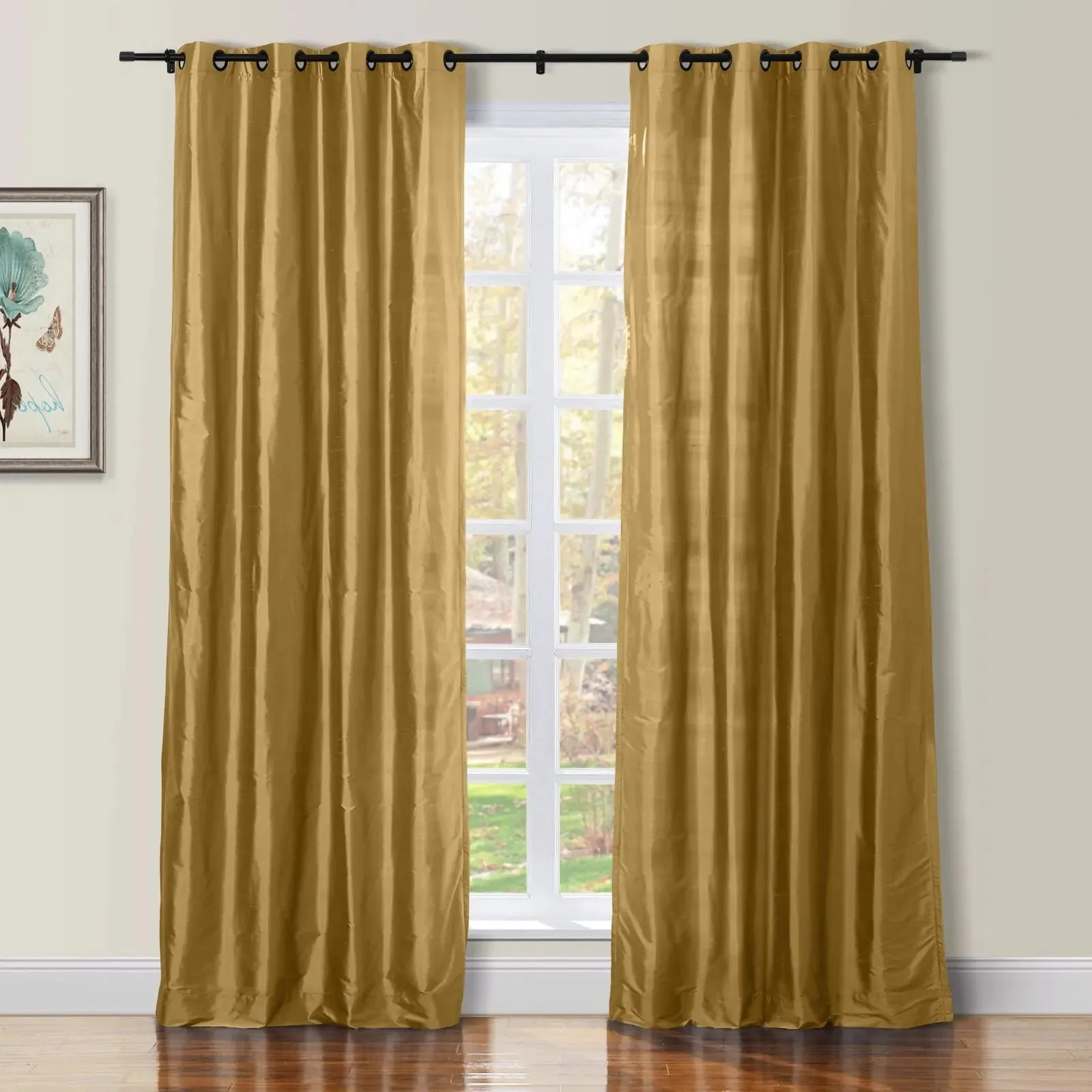 Selman Dupioni Silk Drapery Grommet
