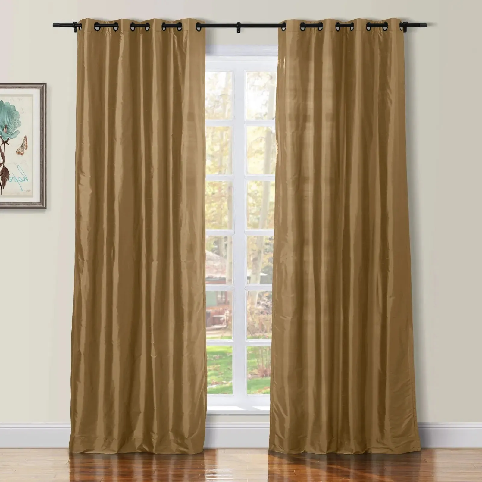 Selman Dupioni Silk Drapery Grommet