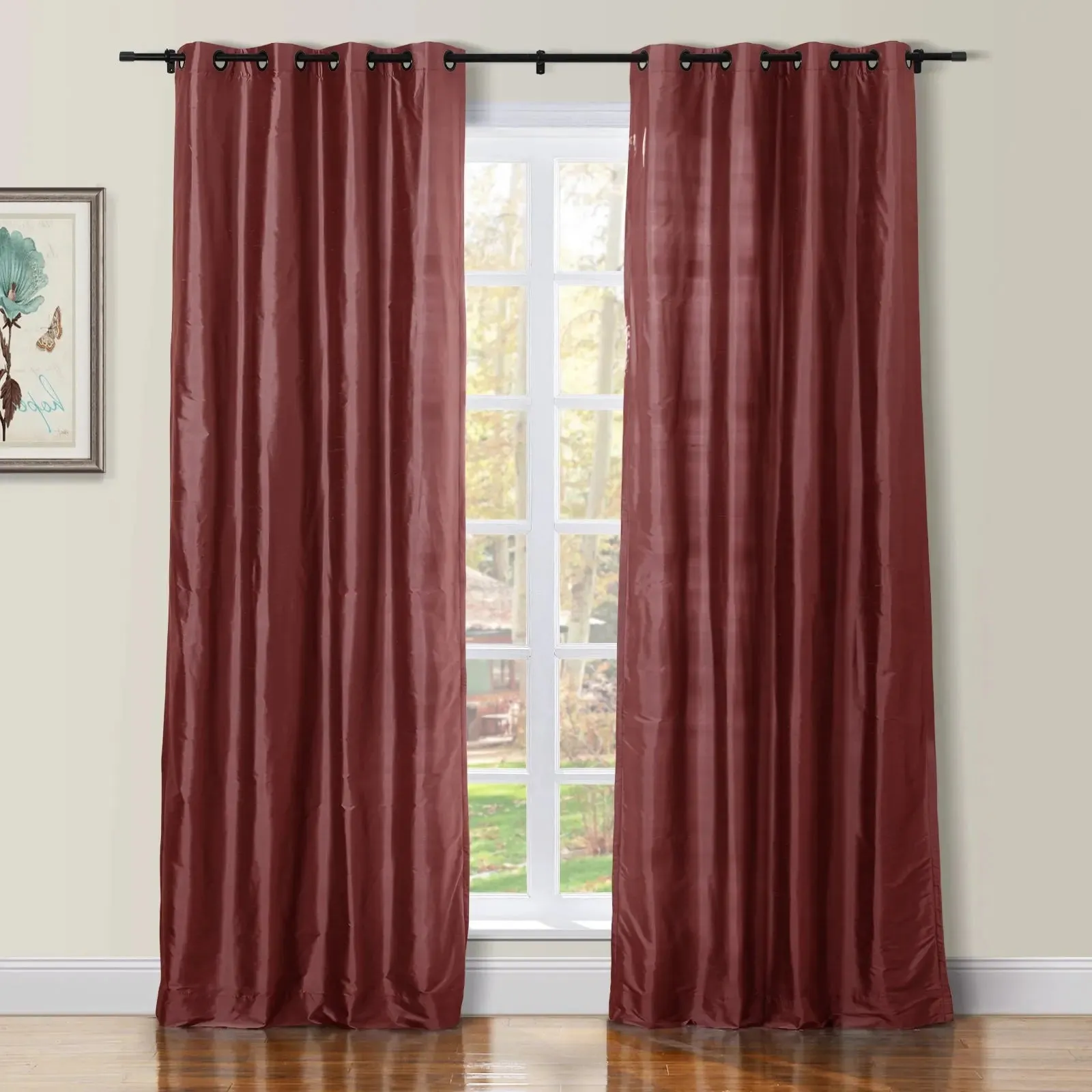 Selman Dupioni Silk Drapery Grommet