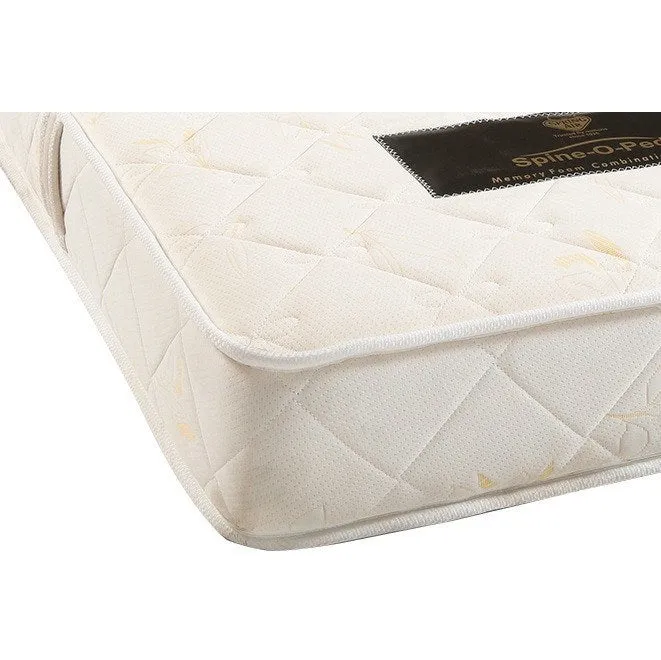 Spring Air Memory Foam Mattress Spine O Pedic