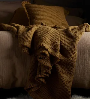 Tapenade Wolcott Cotton Linen Cushion Cover and Throw