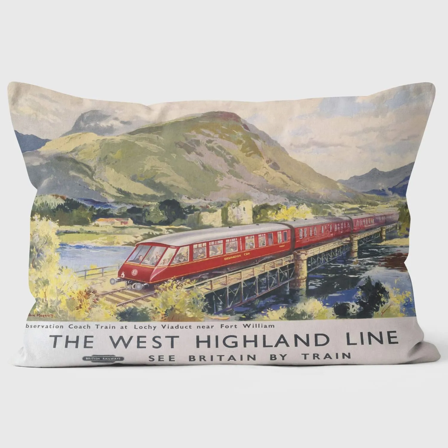 The West Highland Line - National Railway Museum Cushion