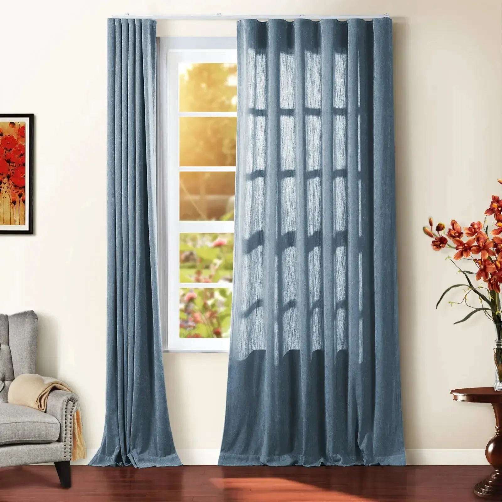 Tino Heavyweight Chenille Ripple Fold Drapery