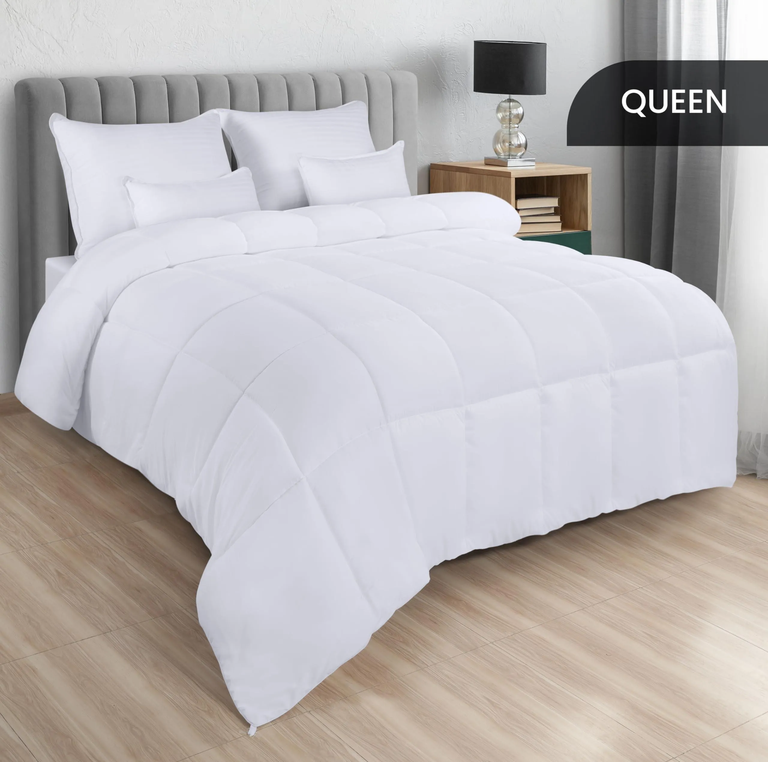 Utopia Bedding All Season Comforter - Ultra Soft Down Alternative Comforter