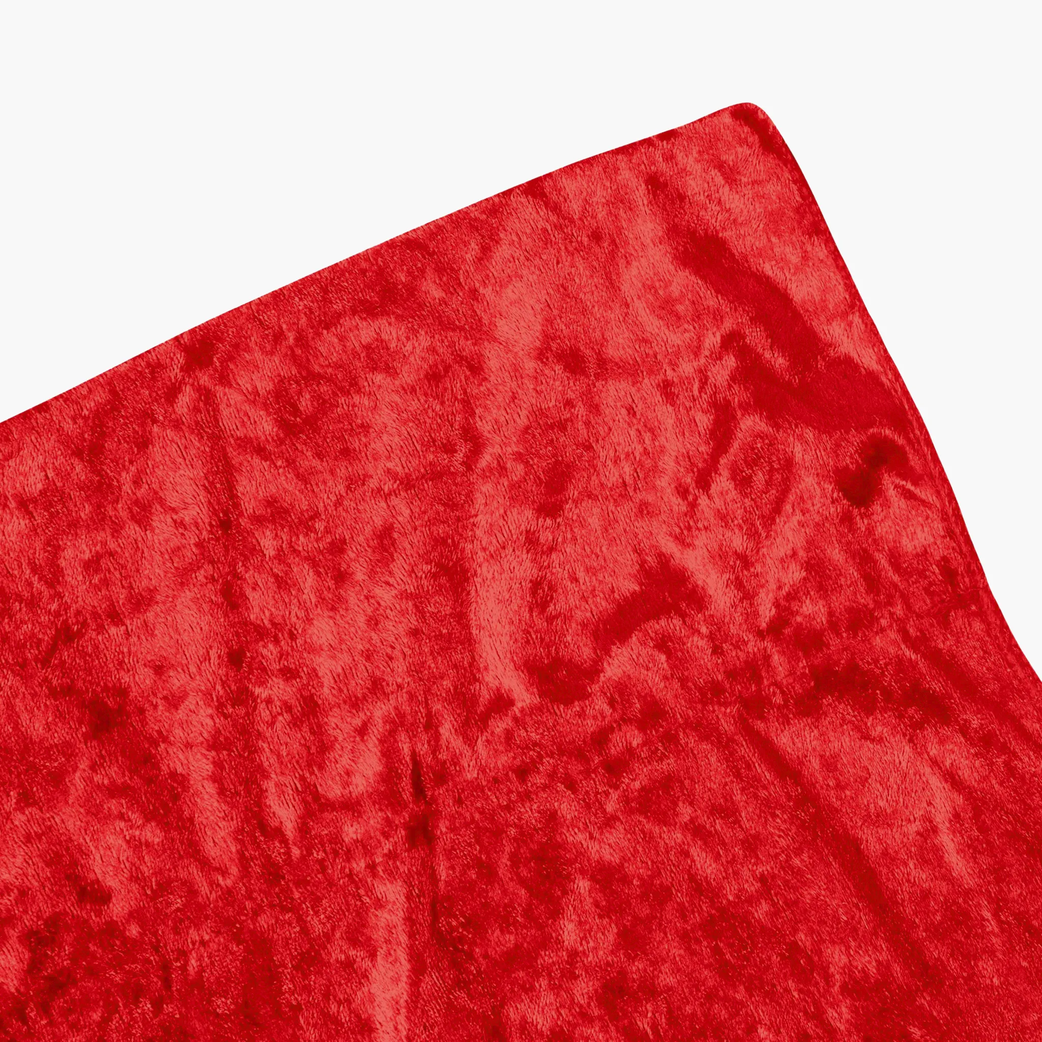 Velvet 10ft H x 52" W Drape/Backdrop Curtain Panel - Red