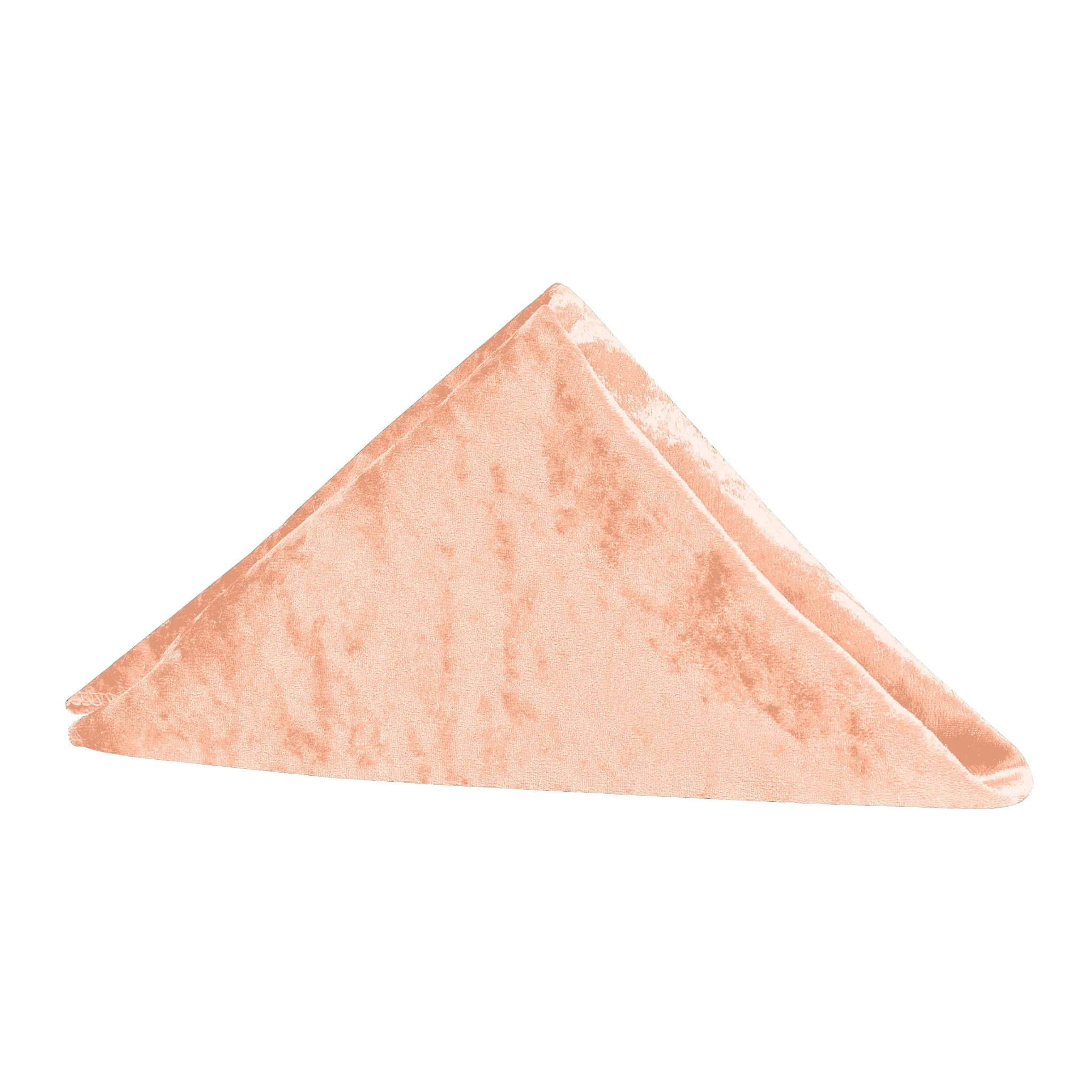 Velvet 20"x20" Linen Napkin - Peach