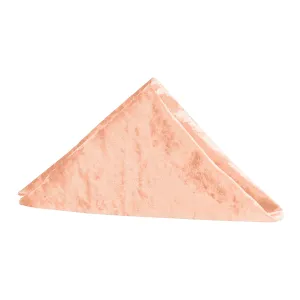 Velvet 20"x20" Linen Napkin - Peach