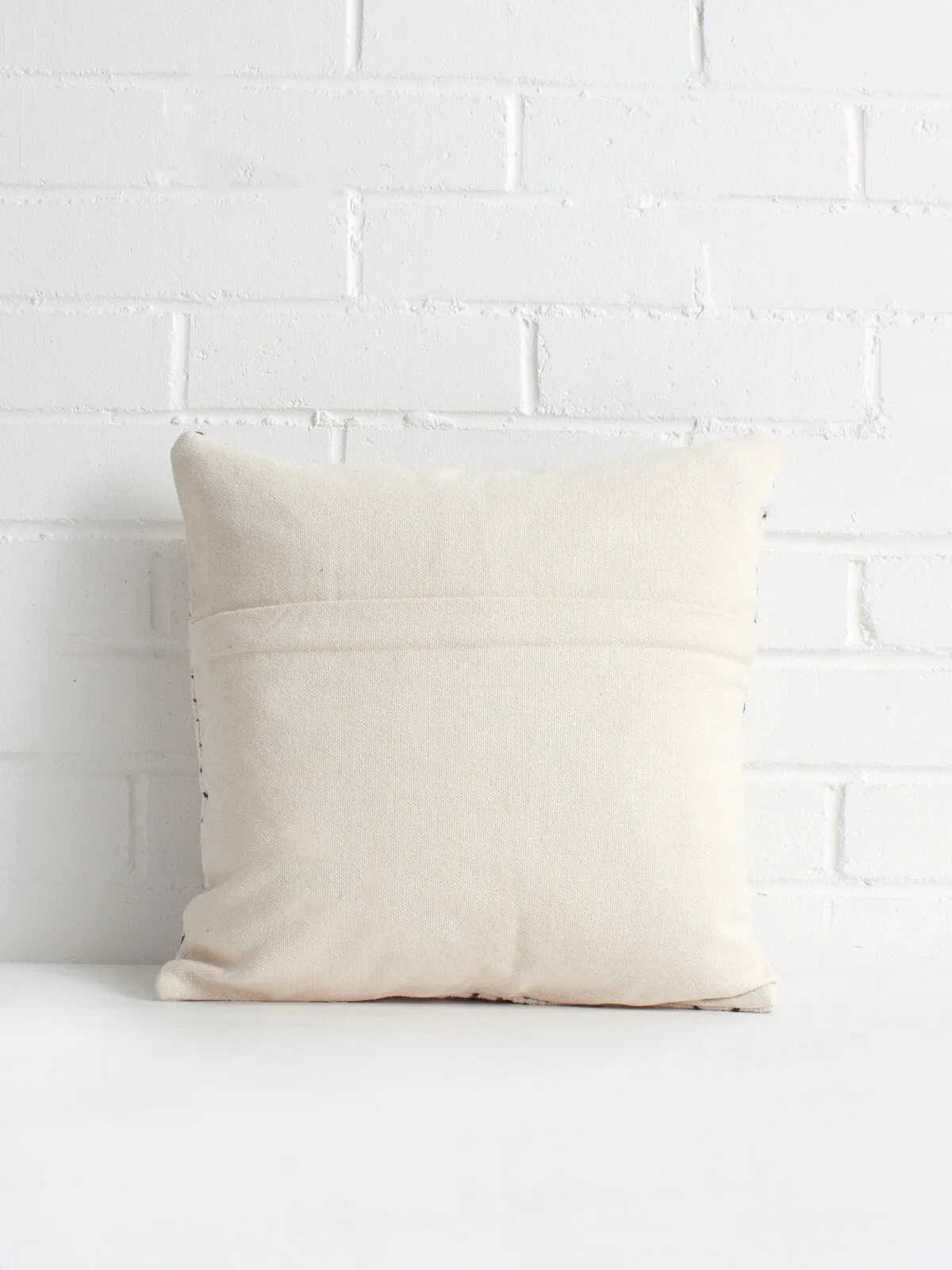 White Mudcloth Cushions