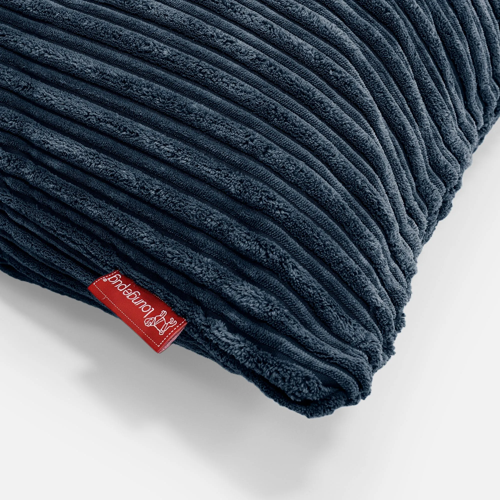 XL Rectangular Support Cushion Cover 40 x 70cm - Cord Navy Blue