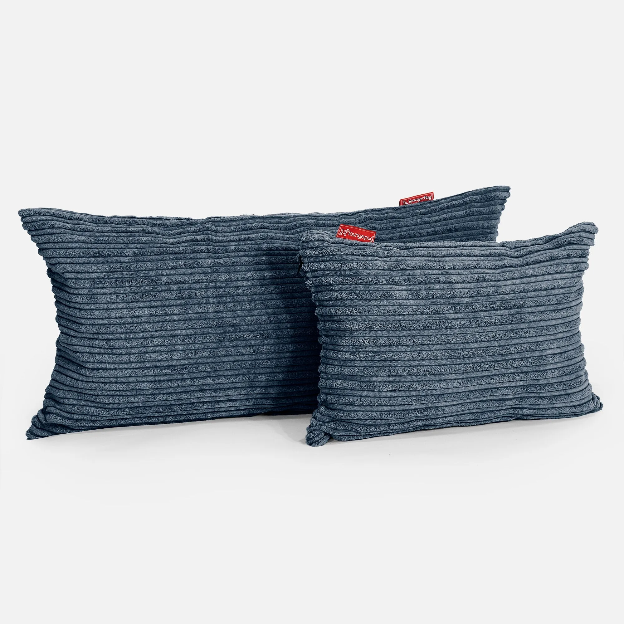 XL Rectangular Support Cushion Cover 40 x 70cm - Cord Navy Blue